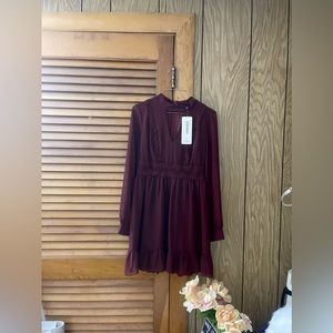 NWT Burgundy dress